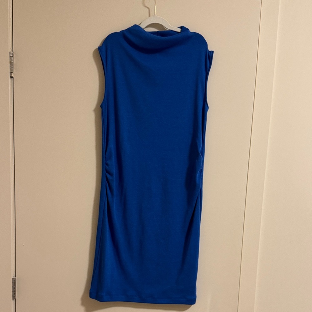 Old Navy Vibrant Blue Midi Dress